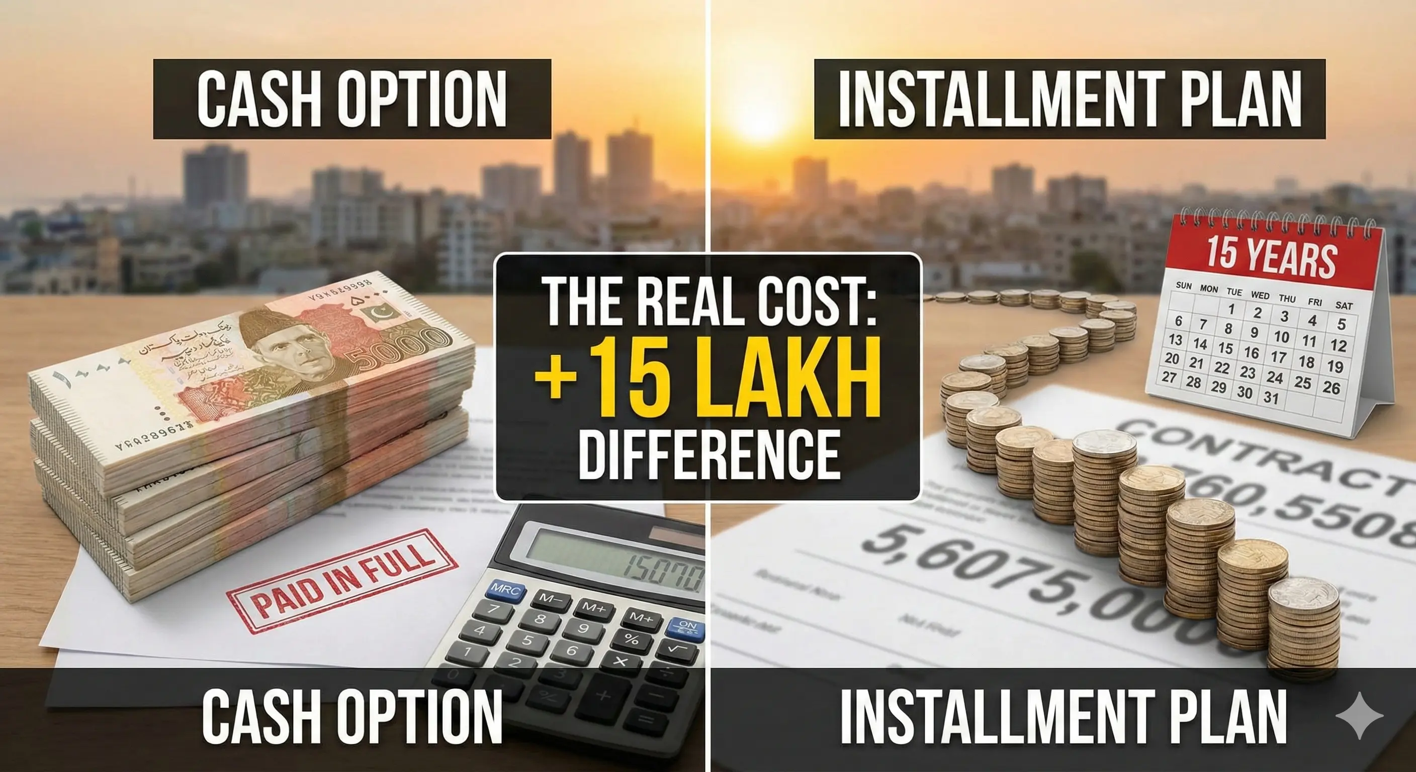 Easy Monthly Installments Apartments Karachi: The Real 15 Lakh Difference