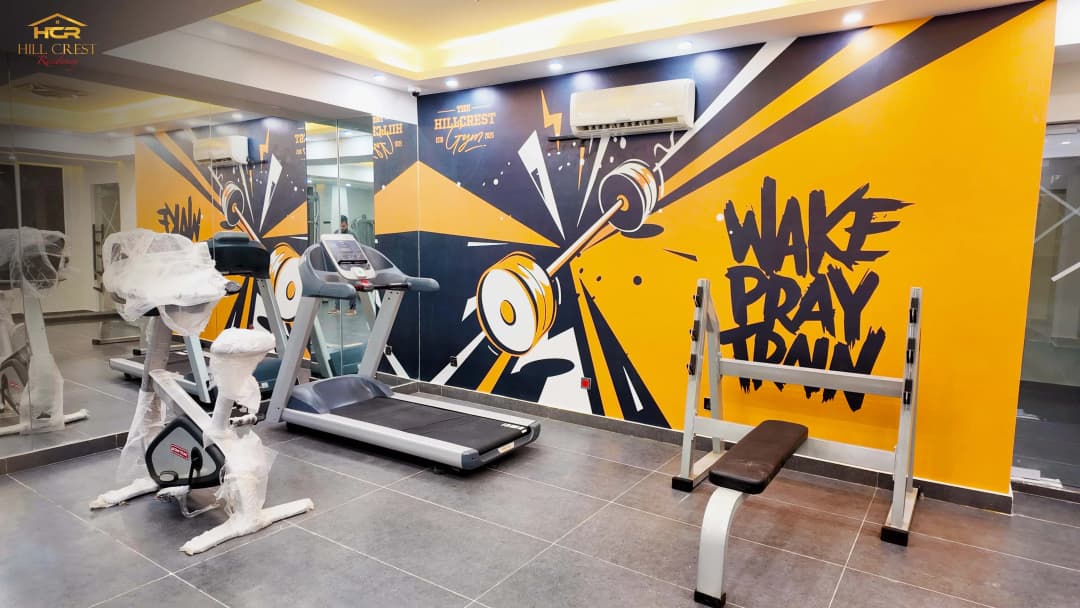 Hill Crest Residency modern gym and fitness center with premium equipment and training facilities