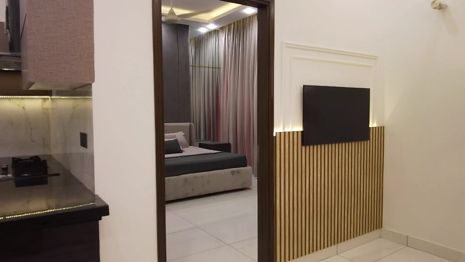 Hill Crest Residency luxury bathroom with marble tiles and modern fixtures