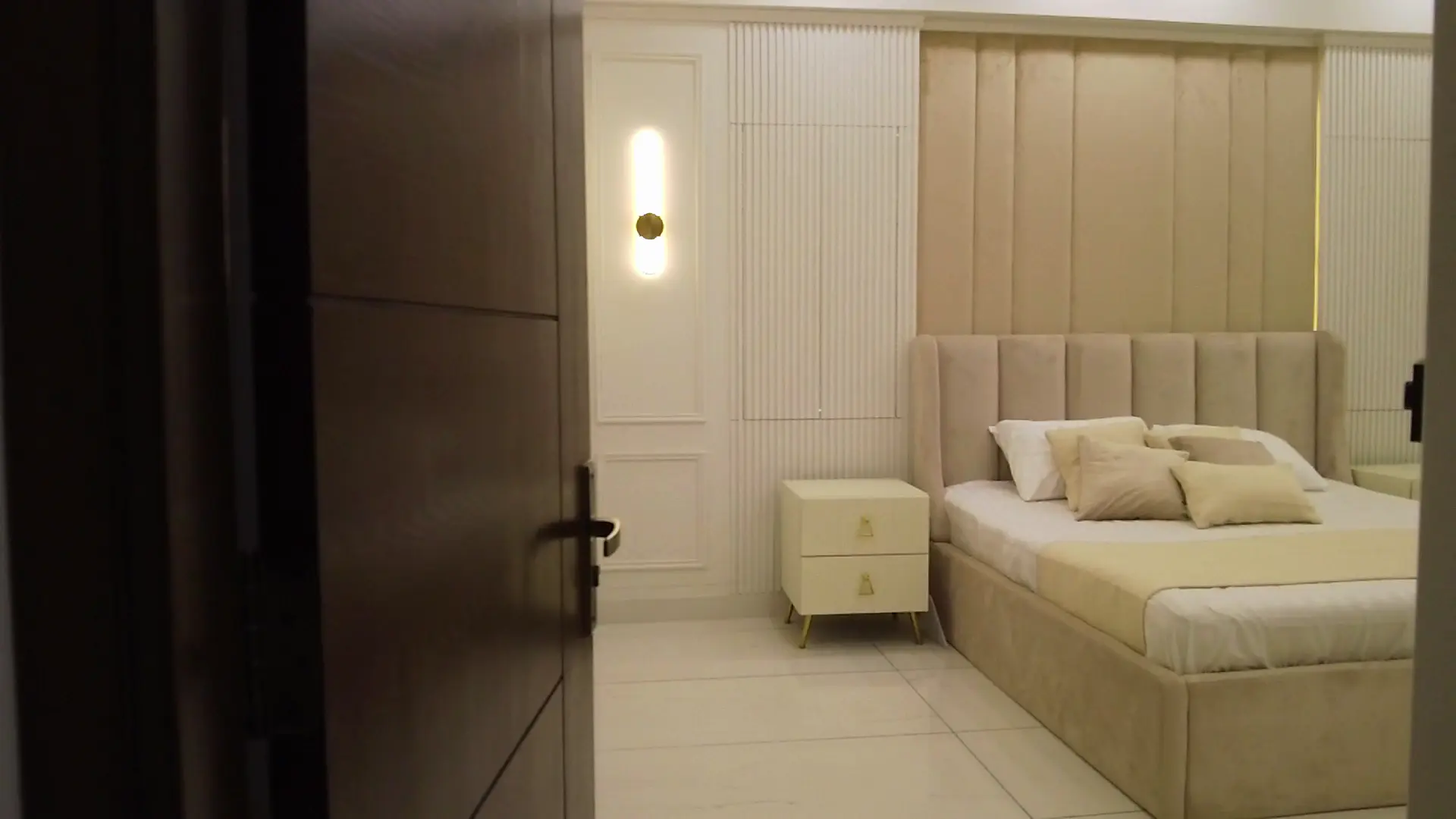 Hill Crest Residency dining room with elegant furniture and large windows