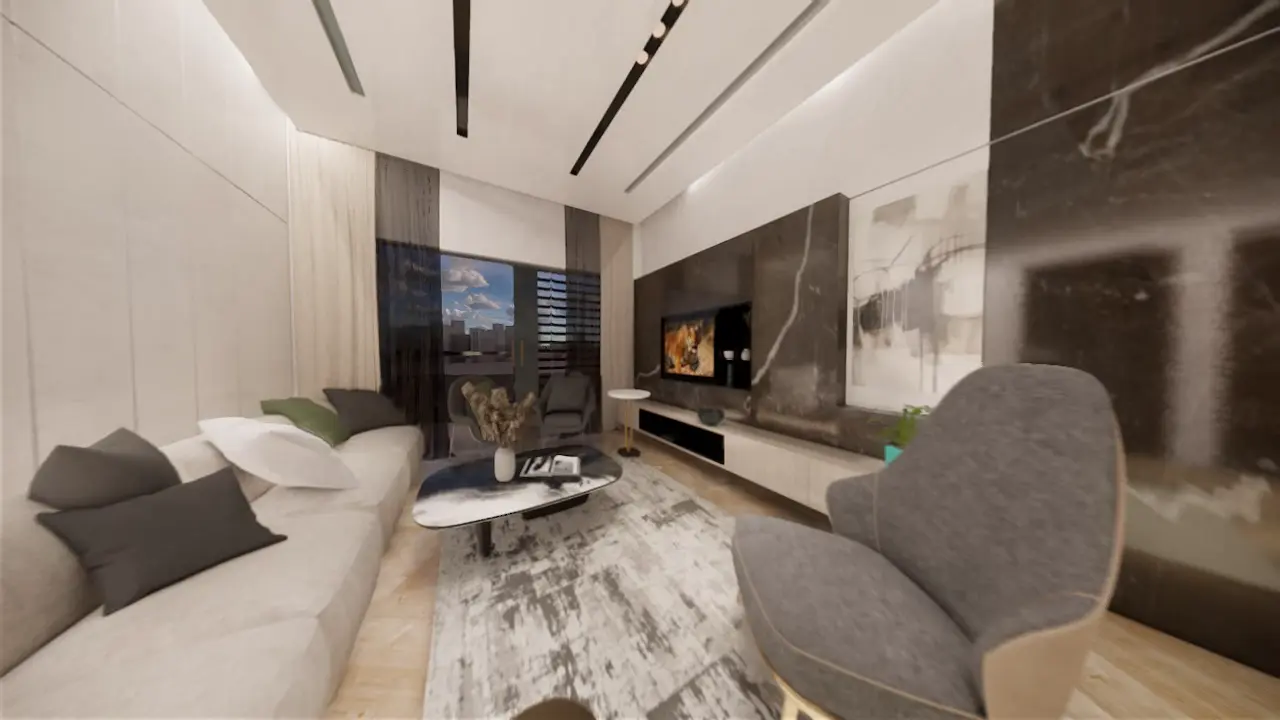 Narkin's Boutique Residency kitchen featuring state-of-the-art appliances and elegant design