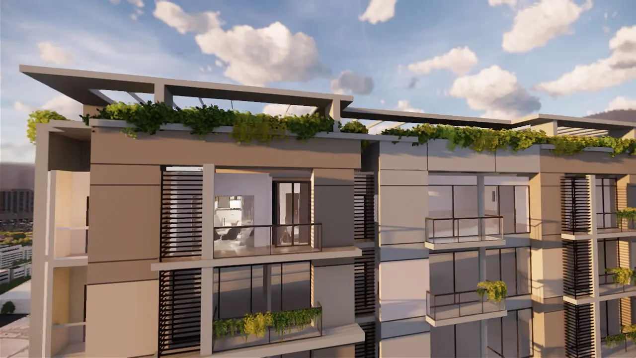 Narkin's Boutique Residency bedroom with Heritage Commercial area views and premium finishes